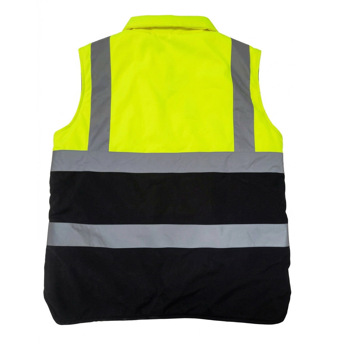 Green+Black High Visibility Heated Vest for Men Women, 8 Heating Zones 3 Temperature Levels Rechargeable Lightweight Zip Up Hi Vis Safety Electric Thermal Warming Gilet with Pockets