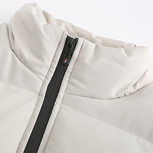 Electric Heated Jacket for Men & Women, 3 Temperature Control, 7 Heating Zones, Rechargeable USB Waterproof Cotton Jackets Winter Stand Collar Outdoor Lightweight Quilted Puffer Coat Casual P - Firoth