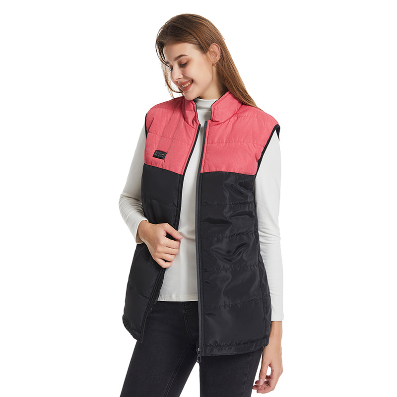 Dual Control 11 Heating Areas Heated Vests for Men Women Motorcycle USB Rechargeable Electric Thermal Waistcoat with Zipper