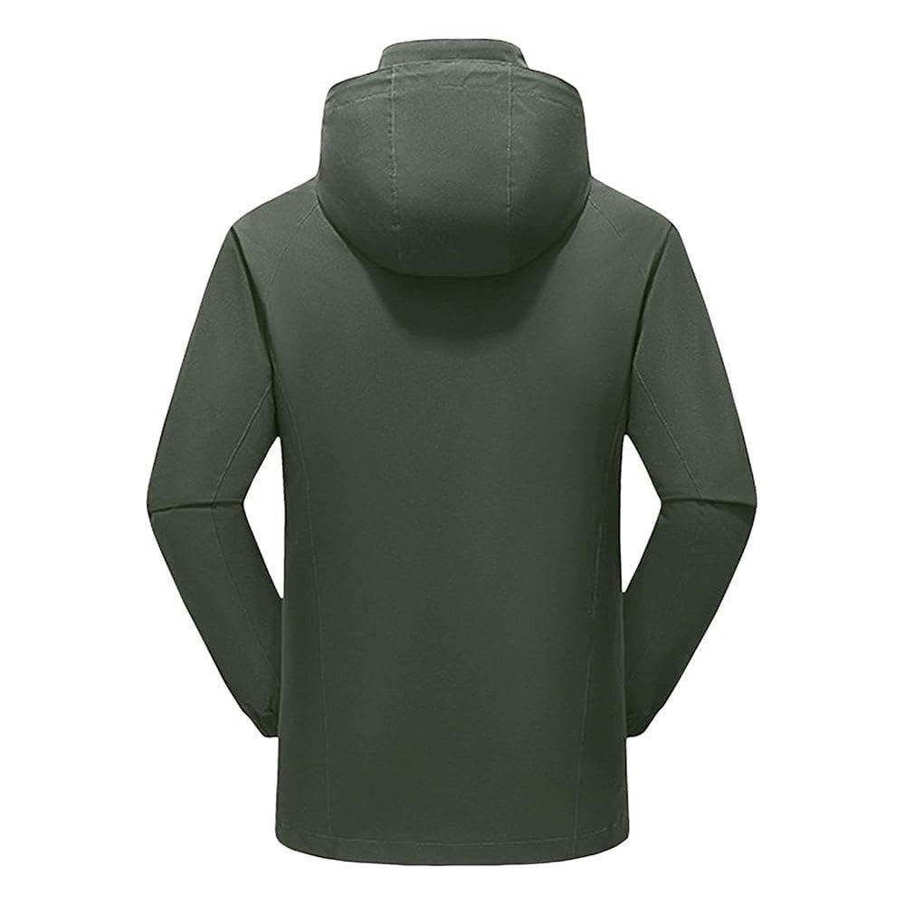 3-in-1 Heated Windbreaker for Men Women 15 Heating Zones 3 Levels of Temperature Adjustment USB Electric Windproof Thermal Jackets for Outdoor Skiing Hiking Camping