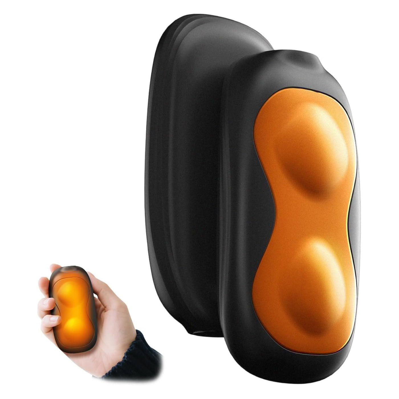 Rechargeable Magnetic Pocket Warmer 1 Pair, 8 Hours Long Safe Heat, USB 3 Settings Fast Heating Portable Electric Hand Warmer