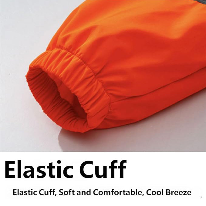High Visibility Air Cooling Jackets for Men Women, Cooling Clothes with 3 Fans for Working Cycling Outdoor Reflective Stripe Polyester Work Uniform Adjustable Fan Work Coat