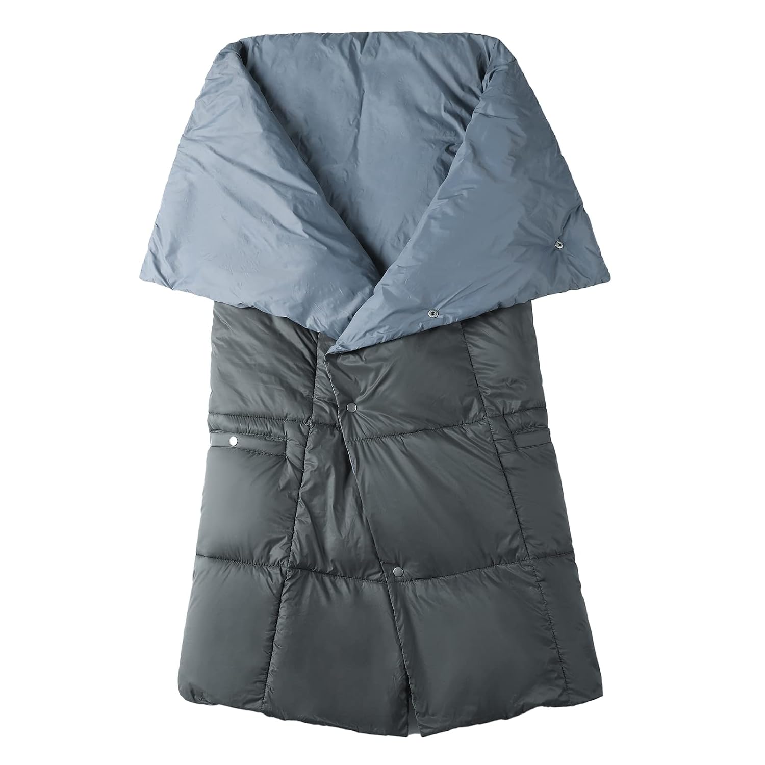 USB Electric Heated Wearable Blanket 3 Speed Temperature Adjustment 6 Heating Zones Winter Warm Heated Multifunctional Throw Vest Mat for Women Men Outdoor Camping Office