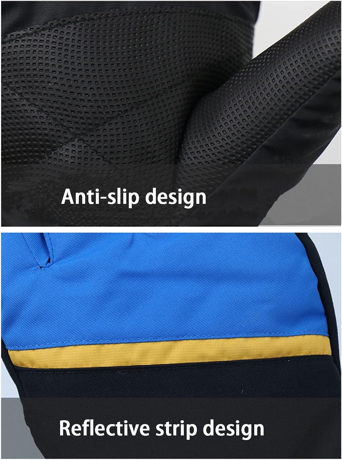 Motorcycle Warmth Heated Gloves with 2*5000mAh Batteries Touchscreen Battery Heating Glove Liners Water-Resistant Thermal Gloves for Hunting Ski Snowboarding Cycling
