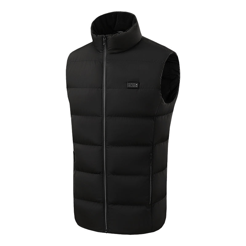 4 Control 21 Carbon Fiber Heating Pads Heated Body Warmer Vest for Women Men 3 Heat Adjustable Electric USB Charging Thermal Gilet