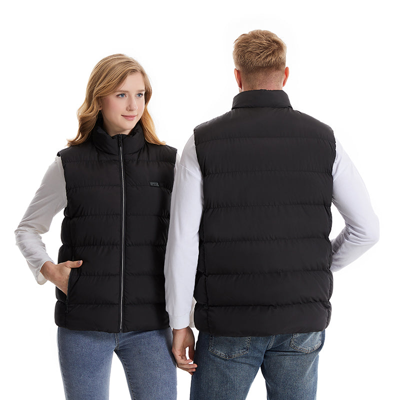 4 Control 21 Carbon Fiber Heating Pads Heated Body Warmer Vest for Women Men 3 Heat Adjustable Electric USB Charging Thermal Gilet
