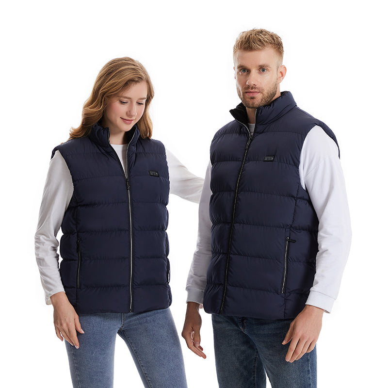 4 Control 21 Carbon Fiber Heating Pads Heated Body Warmer Vest for Women Men 3 Heat Adjustable Electric USB Charging Thermal Gilet