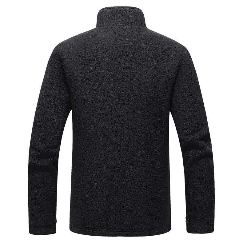 Fleece Heated Jackets for Men Women Temperature Display 9 Heated Areas 3 Gear Temperature USB Charging Heated Zip Up Coat for Outdoor Skiing Hiking