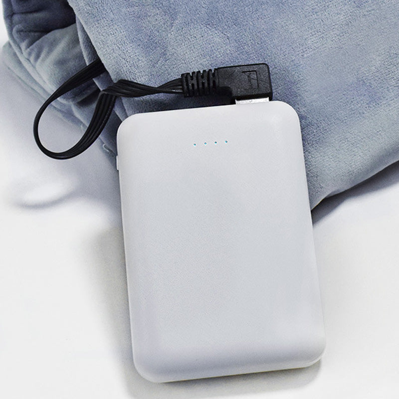 USB Electric Heated Hand Warmer Pouch, 3 Levels Adjustable Temperature Soft Plush Hand Muff, Portable Winter Thermostat Hand Heating Bag for Indoor Outdoor