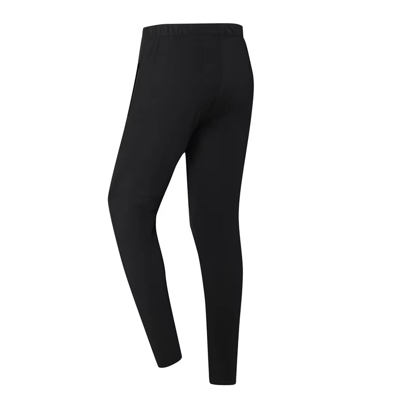 Men's Velvet Heated Underwear, USB Rechargeable 42 Heating Zones Winter Thermal Long Johns Long Sleeve Base Layer Top and Bottom Sets for Cold Weather